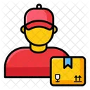 Courier Boy Delivery Man Delivery Person Icon