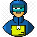 Courier Avatar Delivery Man Icon