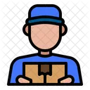 Delivery Man Avatar Delivery Icon