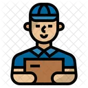 Delivery Man Mail Man Postman Icon