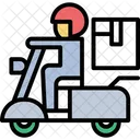 Delivery Job Motorcycle Symbol