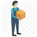 Delivery Man Logistics Delivery Freight Forwarder Icon