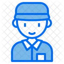Delivery Man Man Commerce Icon