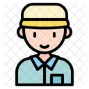 Delivery Man Man Commerce Icon