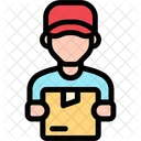 Delivery Man Delivery Boy Courier Icon