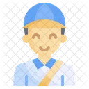 Delivery Man Courier Boy Courier Icon