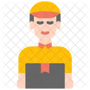 Delivery Man Man Courier Icon