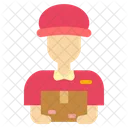 Delivery Man Delivery Transpot Fast Delivery Logistics Icon