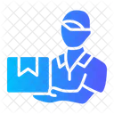 Delivery Man People Courier Icon