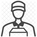 Delivery Man Delivery Boy Messanger Icon