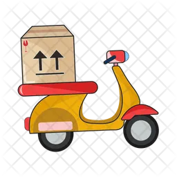 Delivery motorbike  Icon