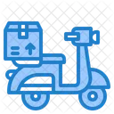 Delivery Motorcycle  Icon