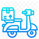Delivery Motorcycle  Icon
