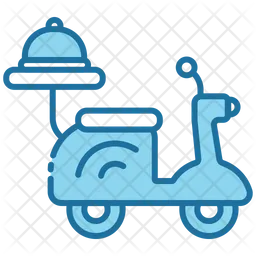 Delivery motorcycle  Icon