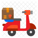 Delivery Motorcycle  Icon
