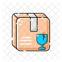 Delivery Of Fragile Goods Icon