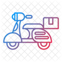 Delivery Bike Transport Icon