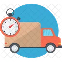 Delivery On Time Delivery Shipping Icon
