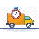 Delivery On Time Delivery Shipping 아이콘