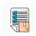 Delivery package data  Icon