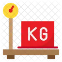 Delivery Parcel Weight Scale  Icon