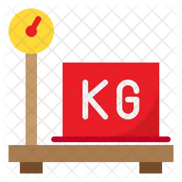 Delivery Parcel Weight Scale  Icon