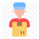 Delivery Person Courier Delivery Icon