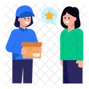 Delivery Review  Icon