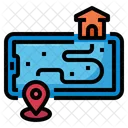 Delivery Route Delivery Location Delivery Icon