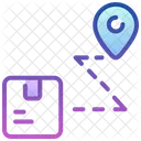 Delivery Route Route Location Icon