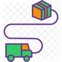 Delivery Route Icon