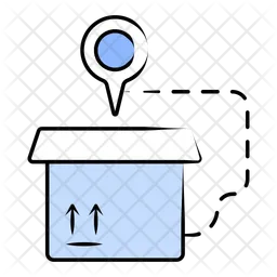 Delivery Route  Icon