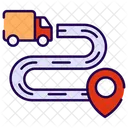 Delivery Route Delivery Location Icon