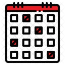 Schedule Delivery Timetable Icon