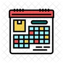 Delivery Schedule Schedule Cargo Icon