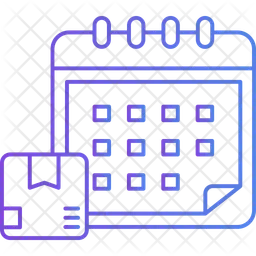 Delivery schedule calendar  Icon