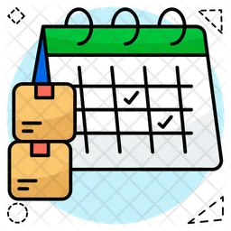 Delivery schedule  Icon