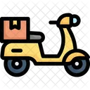 Delivery Scooter Delivery Bike Delivery Vehicle Icon