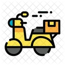 Delivery Scooter Scooter Delivery Icon