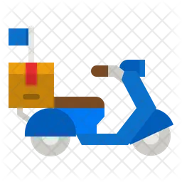 Delivery Scooter  Icon