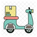 Delivery Scooter Icon