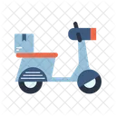 Delivery Scooter Delivery Bike Protection Icon