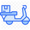 Transport Scooter Moped Icon