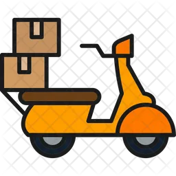 Delivery Scooter  Icon