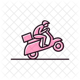 Delivery Scooter  Icon