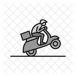 Delivery Scooter  Icon