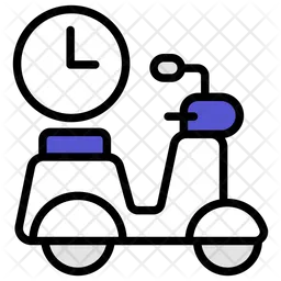 Delivery Scooter  Icon