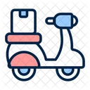 Delivery Scooter Package Icon