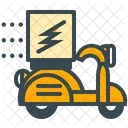 Delivery Scooter Truck Icon