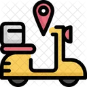 Delivery Scooter location  Icon